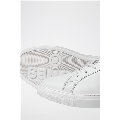 Zapatillas de piel Blanco
