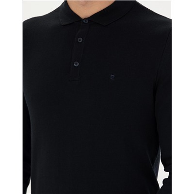 Lacivert Slim Fit Basic Kazak