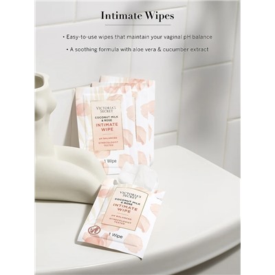Салфетки для интимной гигиены Victoria's Secret BODY CARE Coconut Milk & Rose Intimate Wipes