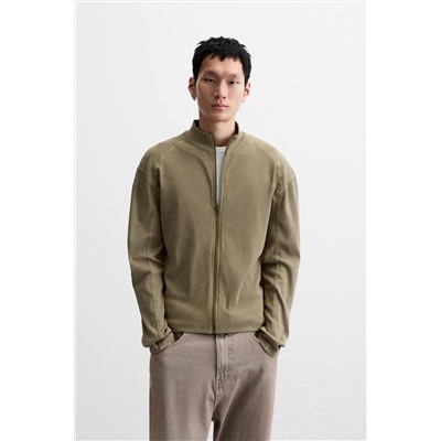 SUDADERA CREMALLERA LAVADA