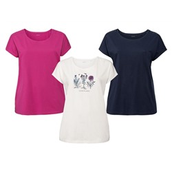 ESMARA® T Shirt Damen, aus reiner Baumwolle
