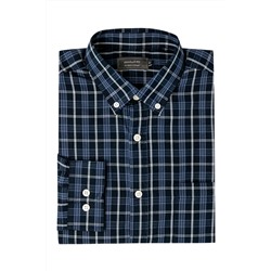 Camisa Azul marino e índigo