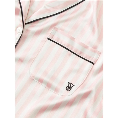 VICTORIA'S SECRET Glazed Satin Long Pajama Set
