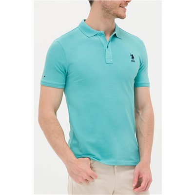 Erkek Mint Basic Polo Yaka Tişört