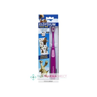 Elgydium Power Kids Brosse à Dents Électrique 4 ans et +
