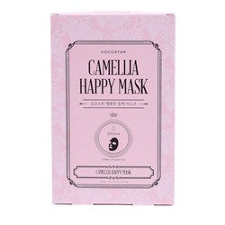 KOCOSTAR CAMELLIA HAPPY MASK Тканевая маска для лица с экстрактом камелии 23мл