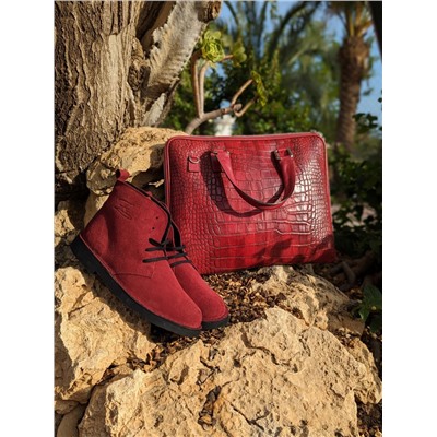 Ab. Zapatos 1619/2 New R · GRANATE+PELLE · PORTATEL (920) Burdeos АКЦИЯ