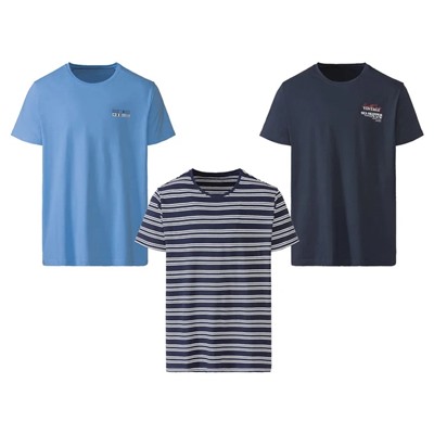 LIVERGY® Herren T-Shirt aus reiner Baumwolle