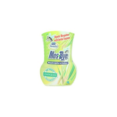 Освежитель воздуха с защитой от комаров Mos-Bye Lemongrass от Sawaday 275 мл /  Sawaday Mos-Bye Lemongrass Mosquito Protection Air Freshener 275 ml