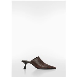 Zapato piel punta coco