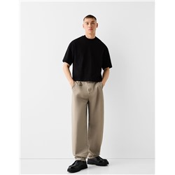 Skater-fit trousers with lobster clasp