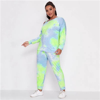 Спортивный лёгкий костюм Plus Size