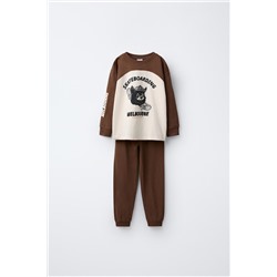 6-14 AÑOS/ PIJAMA ESTAMPADO SKATE