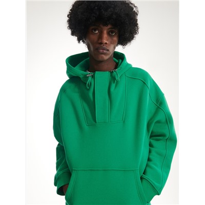 Hoodie mit Nähten