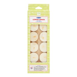 SATYA Lemon Grass Ароматические чайные свечи 14г x 12