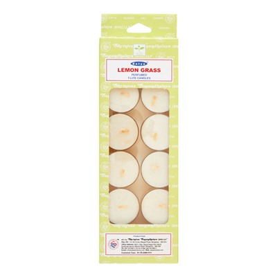 SATYA Lemon Grass Ароматические чайные свечи 14г x 12