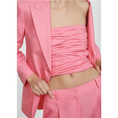 Top bandeau lino