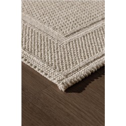 Barres Banyo Paspası - Bej - 60 x 100 cm