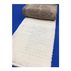 AYHANHOME, %100 Pamuk Ayak Havlusu 2'li 50x70 Cm Ayak Çizgili Paspas