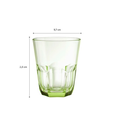 Domme Plastik Bardak - Yeşil - 445 ml