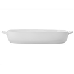 Форма для запекания, 36х24,5х7 см, фарфор P, прямоугольная, белая, White Basics, 59277
