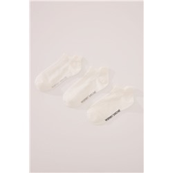 Pack 3 calcetines cortos blanco