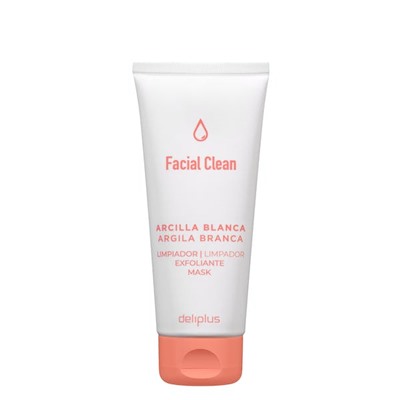 Limpiador, exfoliante y mascarilla Arcilla Blanca Facial Clean Deliplus piel normal o mixta