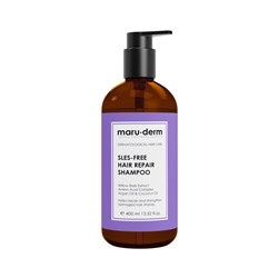 [MARU.DERM] Шампунь для волос бессульфатный ВОССТАНОВЛЕНИЕ SLES-Free Hair Repair Shampoo, 400 мл