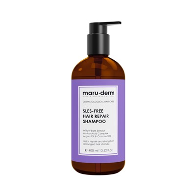 [MARU.DERM] Шампунь для волос бессульфатный ВОССТАНОВЛЕНИЕ SLES-Free Hair Repair Shampoo, 400 мл