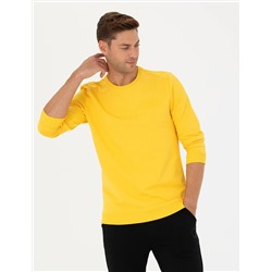 Sarı Regular Fit Sweatshirt
