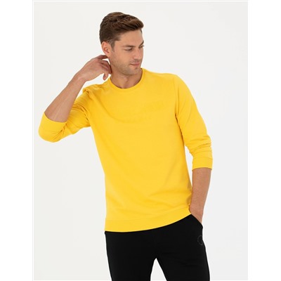 Sarı Regular Fit Sweatshirt
