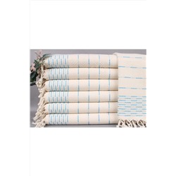 Kayra Export, Peştemal Turkuaz Küçük Boy Peşkir 45x90 Cm Küçük Peşkir Banyo Peştemali