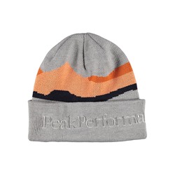 Mütze "Mica" in Grau/ Orange