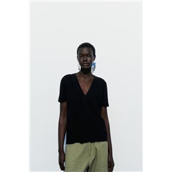 COTTON T-SHIRT WITH ENZYME FINISH