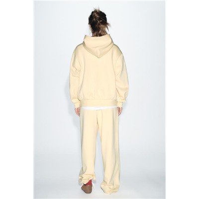 STRAIGHT PLUSH TROUSERS