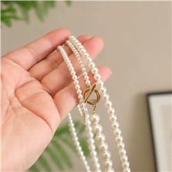 Сногсшибательное колье из жемчуга   Swarovsk*i