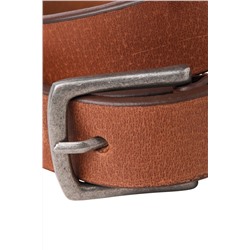 Cinturón de piel caprina Camel