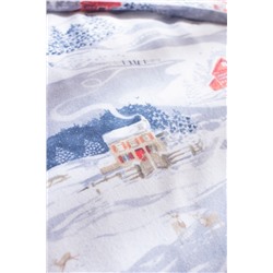 Erig King Size %100 Pamuk Flanel Nevresim Takımı - Mavi