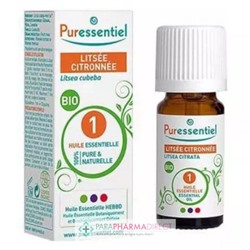 Puressentiel Huile Essentielle Litsée Citronnée BIO 10 ml