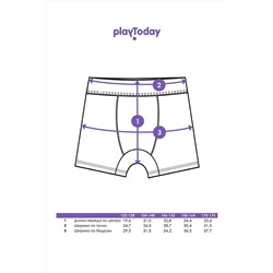 Трусы, 2 шт. PLAYTODAY, 1127801