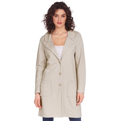 Damen Longblazer mit Knopfleiste