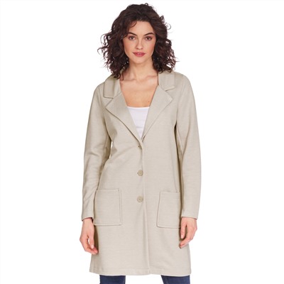 Damen Longblazer mit Knopfleiste