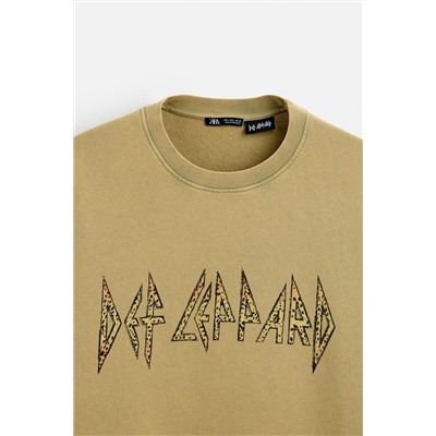 SUDADERA LAVADA DEF LEPPARD ©