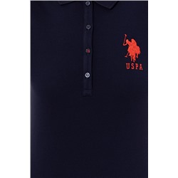Kadın Lacivert Basic Polo Yaka Tişört