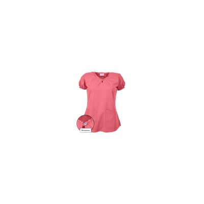 Butter-Soft Scrubs by UA™ Keyhole Neck Top w/ Rhinestone Detail