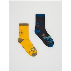Socken Jurassic World, 2er-Pack