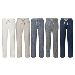 LIVERGY® Hose Herren, luftige Qualität, mit Bindeband, aus Leinen und Baumwolle цвет aop/grau, размер 48