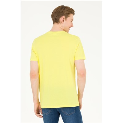 Erkek Citron Basic Bisiklet Yaka Tişört
