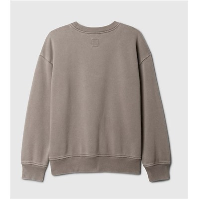 Kids Vintage Soft Relaxed Crewneck Sweatshirt