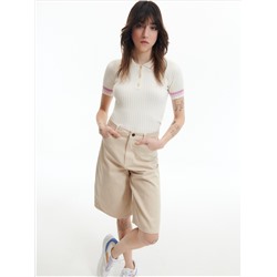 Bluse mit Polokragen